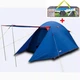 Палатка 3-х местная 315 х 215 х 160 см Green Camp синяя для туризма с тентом и чехлом GC1015 - изображение 1