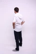 Рубашка ZIBSTUDIO лён капюшон XL Белая (6157152) - изображение 5
