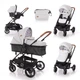 Дитяча коляска Lorelli S-500 set Сіро-чорна - зображення 9