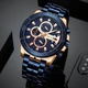Часы наручные Curren 8337 Blue-Gold 1008-0169 - изображение 4
