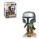 Фигурка Фанко Мандалорец и Малыш Йода Звёздные Войны Star Wars Mandalorian Flying with The Child Funko 50959 - изображение 3
