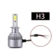 Комплект LED ламп H3 12V, 36W, 3800Lm Світлодіодні лампи C6 вентилятор (авиац. алюмін. профілю.) - зображення 4