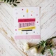 Стильная открытка Happy Moments "Happy birthday to you!" 12x15 см (0210) - изображение 2