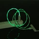 Micro USB кабель со струящейся подсветкой 2А, 1м - высокое качество - зеленый - изображение 4