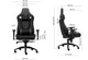 Комп'ютерне Ігрове Крісло Геймерське з MultiBlock для Геймера GT Racer X-0814 Чорне / Зелене - зображення 2