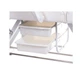 Косметична кушетка лежак біла з лотками BW-262A White - зображення 5