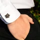 Запонки для сорочки Відьмак Cufflinks Witcher у боксі - зображення 4