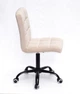 Крісло офісне Onder Mebli AUGUSTO Б-Т БЕЖЕВИЙ B-1005 BK-OFFICE - зображення 3