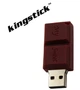 USB флешка KINGSTICK 16GB в виде шоколадки, коричневая - изображение 2