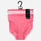Трусики-слип Manoukian Slips X2 Femme 13890784-2 S Коралловый/Розовый (3349610013015) - изображение 4