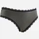 Трусики-сліп Manoukian Slips X2 Femme 13890784-3 L Чорний/Хакі (3349610013077) - зображення 5