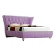 Кровать Эмма (Green Sofa) Фиолетовая 180х200 см 381150_19 - изображение 1