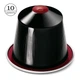 Кофе в капсулах Ispirazione Ristretto Italiano Decaffeinato оригинальные Nespresso 50 капсул (5 тубов по 10 шт.) - изображение 2