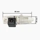 Штатная камера заднего вида Prime-X CA-9815 Toyota Highlander II 2007-2014 /Prius NHW20 - изображение 6
