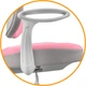 Крісло дитяче ErgoKids GT Y-404 Ortopedic Pink (Y-404 KP) Рожевий - зображення 3