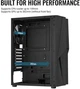 Obudowa Aerocool Mecha Black Mid Tower RGB Glass side panel (AEROPGSMECHA-G-BK-V1) - obraz 15