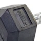 Гантель цельная гексагональная шестигранная для фитнеса Zelart 5159-9 1шт вес 9кг - изображение 3