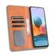 Чехол Deexe Retro Style для Xiaomi Redmi Note 10 Pro - Brown - изображение 5