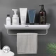 Набор аксессуаров для ванной комнаты MBM MY HOME MVM-MH-07 WHITE/GRAY белый/серый - изображение 5