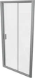 Душевая дверь RAVAK Blix Slim BLSDP2-100 Transparent Polished Aluminium X0PMA0C00Z2 - изображение 1