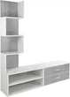 Стенка DC Afina 1600х352х1730 мм Монолит/Белый ordf (DC117708) - изображение 5