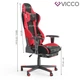 Геймерское кресло, Vicco Alpha, черно-красное - изображение 4