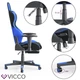 Геймерское кресло, Vicco Alpha, черно-синие - изображение 10