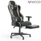 Геймерське крісло, Vicco Alpha, чорно-сіре - зображення 1