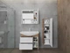 Зеркальный шкаф JUVENTA Manhattan MnhM-80 белый - изображение 5