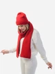 Комплект (шапка + шарф) женский SVTR 933 One Size Красный (0933000034) - изображение 2