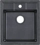 Кухонная мойка гранитная LIDZ 460х515/200 BLA-03 (LIDZBLA03460515200) Черная - изображение 1