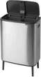 Бак для мусора Brabantia Bo Touch Bin Hi двухсекционный 2х30 л Матовый стальной (130649) - изображение 4