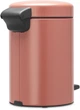 Бак для мусора Brabantia Pedal Bin 3 л Терракотовый (304286) - изображение 3