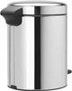 Бак для мусора Brabantia Pedal Bin 5 л Стальной полированный (112621) - изображение 1