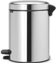 Бак для мусора Brabantia Pedal Bin 5 л Стальной полированный (112621) - изображение 3