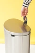 Відро для сміття Brabantia Pedal Bin FlatBack 40 л Матове сталеве (482021) - зображення 6