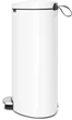 Відро для сміття Brabantia Pedal Bin FlatBack 40 л Біле (485244) - зображення 1