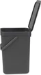 Ведро мусорное Brabantia Sort & Go 12 л Темно-серое (109805) - изображение 4