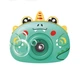 Генератор мильних бульбашок Фотокамера динозаврик Bubble World DINOSAUR CAMERA на батарейках в комплекті з розчином 2 пляшки - зображення 2