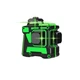 Лазерний рівень RZ 3D 360V/360H/360H нівелір з магнітним куточком самовирівнюється на 12 ліній ☀ Зелений промінь - зображення 2