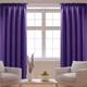 Штора Vipro Group Decora 140 х 250 см на тесьме (T17396) фиолетовая - изображение 2