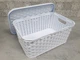 Кошик пластиковий плетений з кришкою Plast Art 5л 19,5x28,5x12,5 см білий (0582) - зображення 3