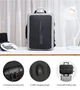 Рюкзак міський Mark Ryden Case MR6832 G для ноутбука 15,6" з USB об'єм 20 л. Сірий (із вбудованим замком) - зображення 7