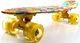 Скейтборд Пенни борд Penny Board 22" CARAMEL Карамельный Светящиеся колеса - изображение 6