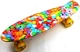 Скейтборд Пенни борд Penny Board 22" CARAMEL Карамельный Светящиеся колеса - изображение 3