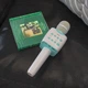 Караоке микрофон беспроводной HOCO BK5 5W 1200mAh бело-синий - изображение 5