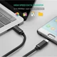 Дата кабель USB-C to USB-C 2.0m US286 3A Black Ugreen (10306) - изображение 7