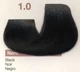 Краска для волос SPECIALONECOLOR OIL Translucent 1.0 Black маслянная без аммиачная 125 мл - изображение 3