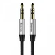Кабель синхронізації Baseus Yiven Audio Cable M30 1m Silver/Black (CAM30-BS1) - изображение 3