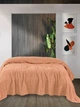 Простынь Iris Home махровая - Peach 190*220 - изображение 1